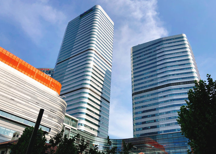 上海長寧區來福士廣場辦公室裝修