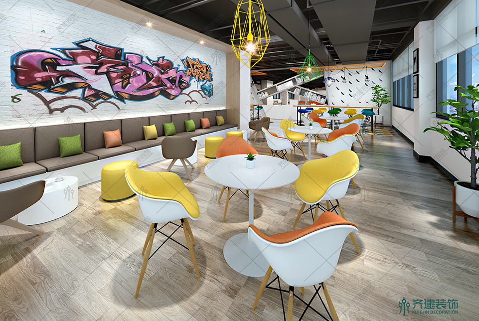 上?？靷}智能科技辦公活動室裝修設計效果圖