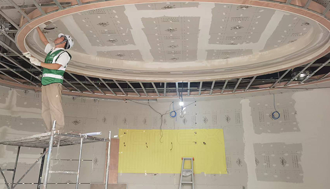 漕河涇欽江園辦公室裝修施工現場 漕河涇欽江園辦公室裝修施工現場