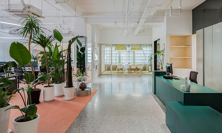 辦公室裝修現場完工照