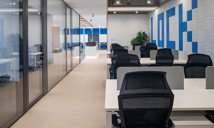 軟件公司辦公室網絡綜合布線完工照片