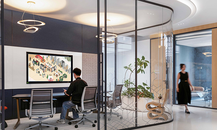 裝修公司玻璃隔斷會議廳 裝修公司玻璃隔斷會議廳